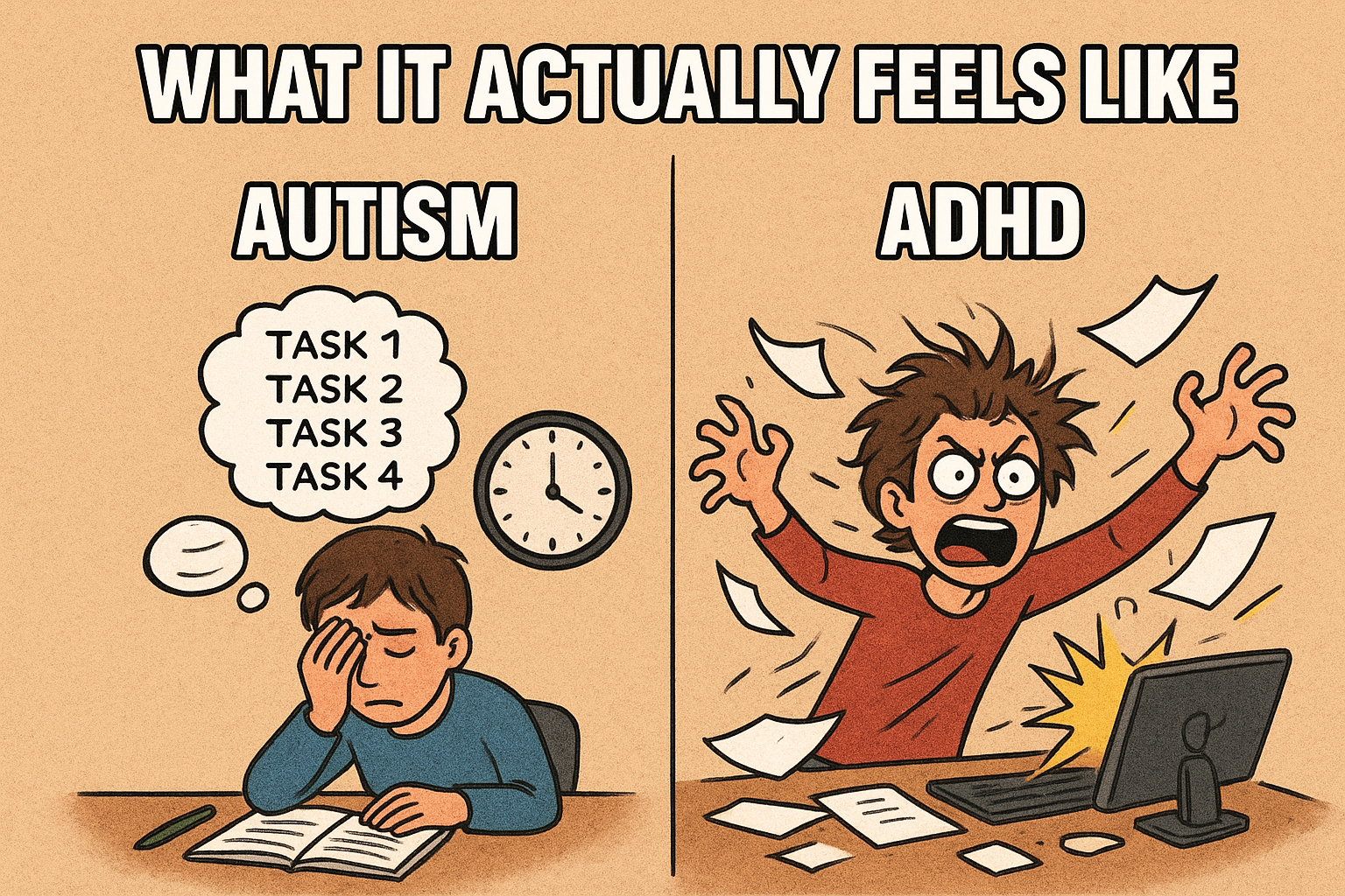 Living with Autism and ADHD Together: What It Actually Feels Like